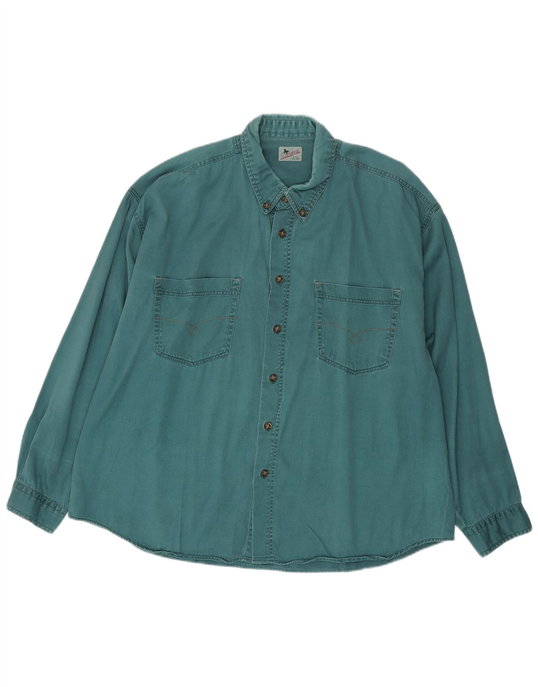 Camicia da uomo CAMARGUE UK 45/46 2XL Cotone blu