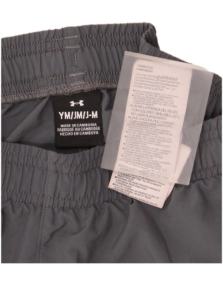 Pantaloncini sportivi grafici da ragazzo Under Armour 9-10 anni Poliestere grigio medio