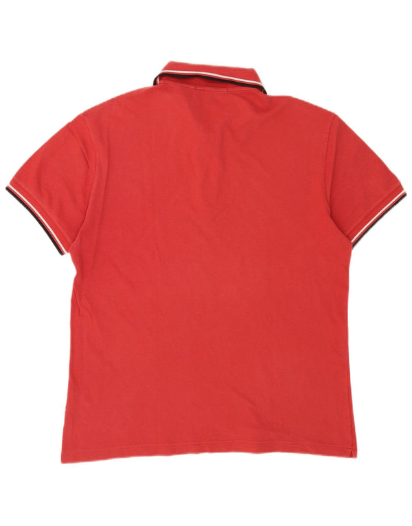 Polo da uomo Fred Perry in cotone rosso medio