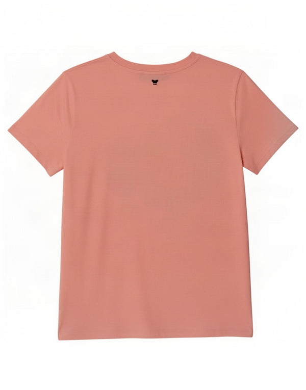 T-shirt grafica da donna Max Mara Top UK 12 Rosa medio floreale