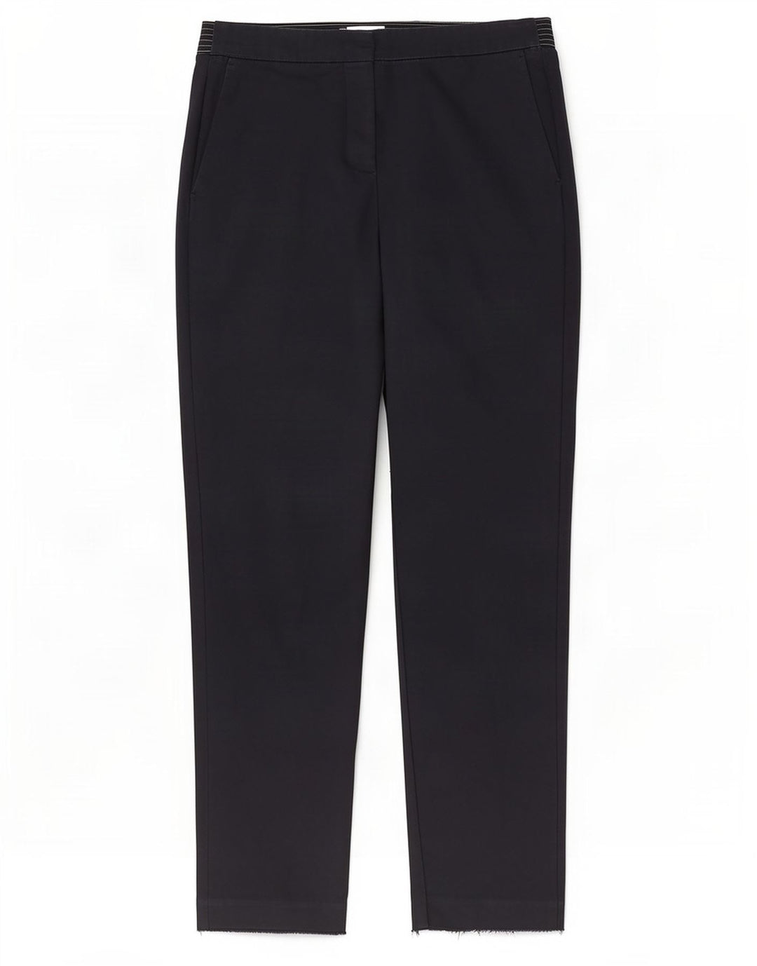 Pantaloni chino dritti da donna Zara medi W28 L27 blu navy