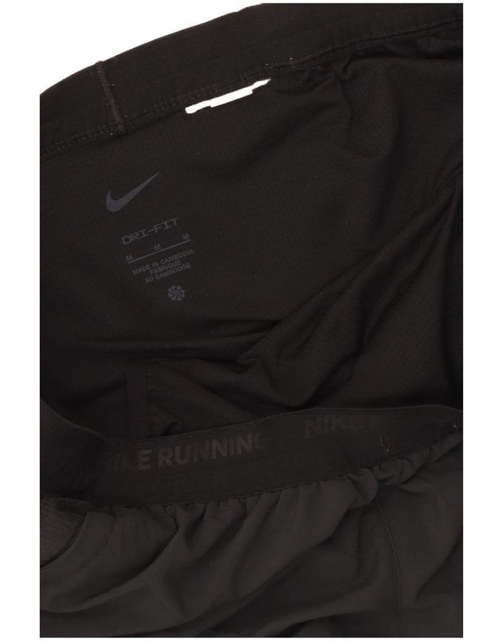 Pantaloncini sportivi Nike Dri Fit Graphic da donna UK 14 medio neri