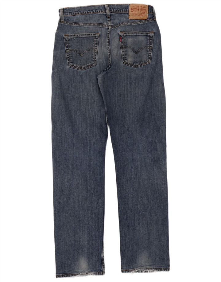 Jeans dritti da uomo Levi's W32 L34 cotone blu
