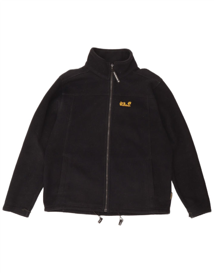 Giacca in pile da uomo Jack Wolfskin UK 44/46 XL poliestere blu navy