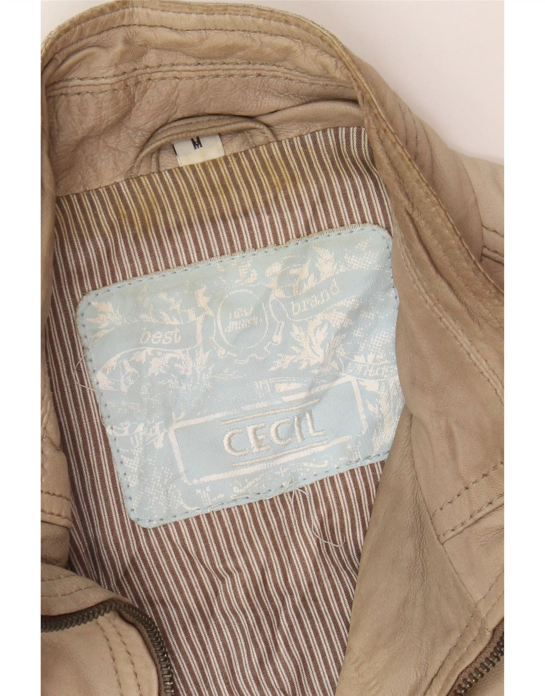 Giacca in pelle da donna Cecil UK 12 Marrone medio