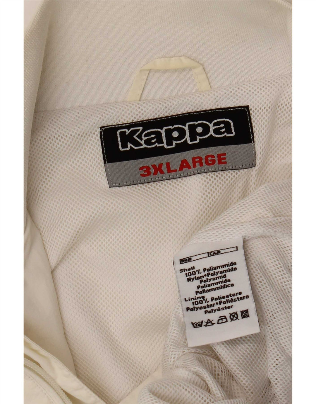 Giubbotto bomber da uomo Kappa UK 46 3XL bianco poliammide