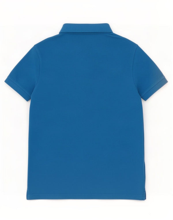 Polo Benetton Bambino 13-14 Anni 3XL Cotone Blu