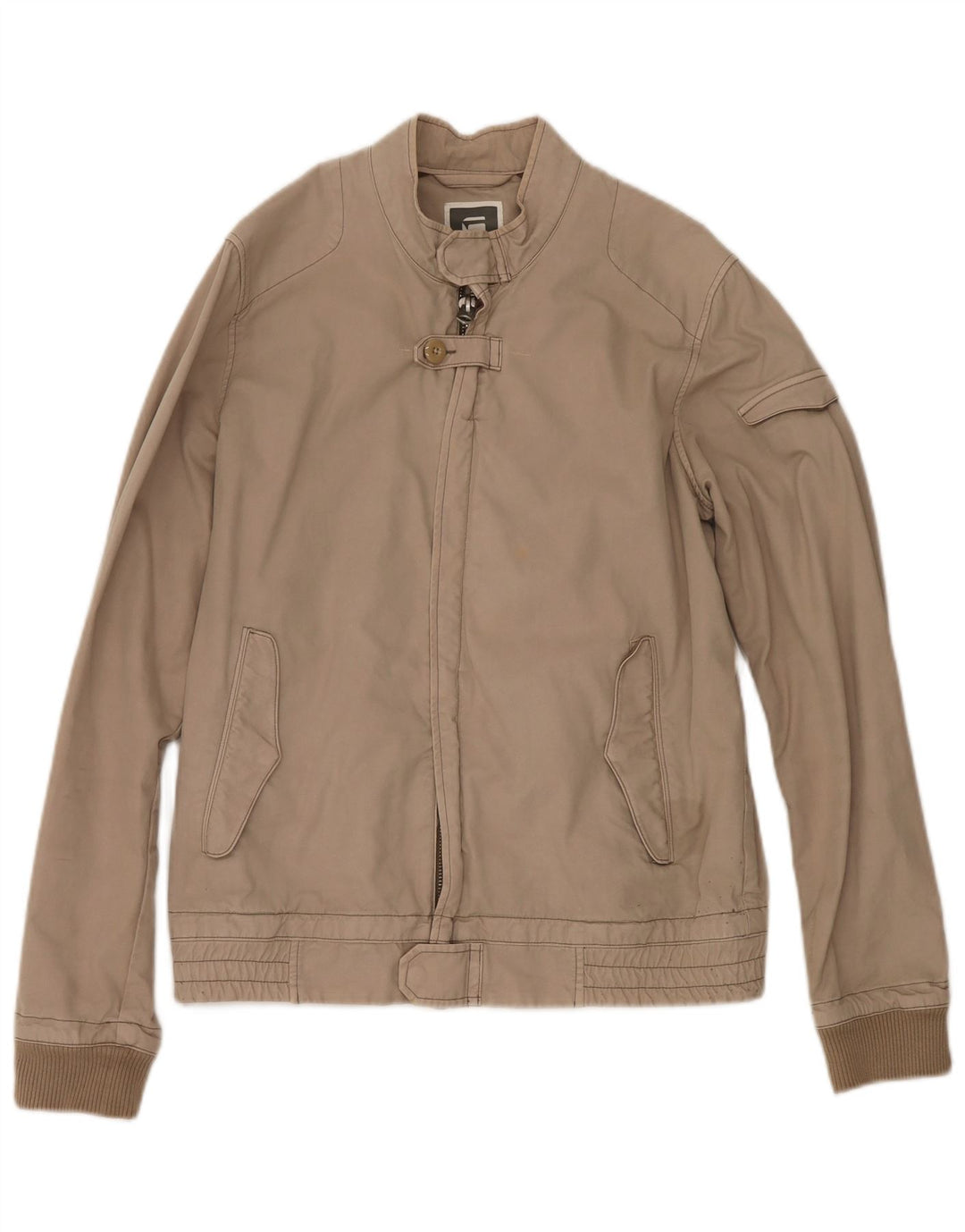 Giubbotto bomber da uomo G-Star UK 40 grande cotone beige