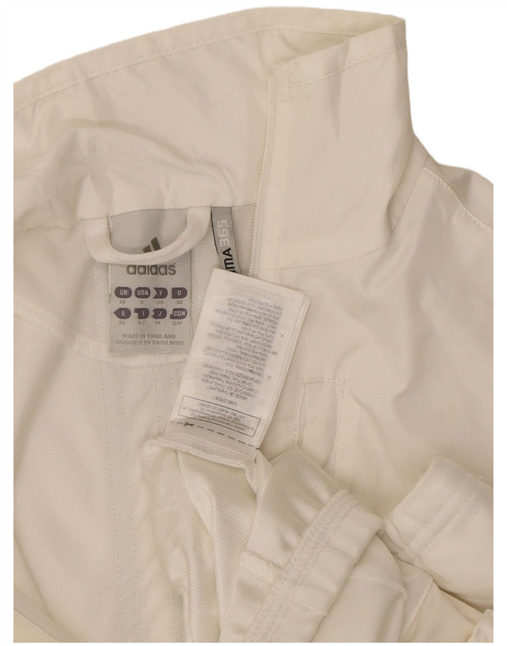 Giacca da tuta da donna ADIDAS Clima 365 UK 10 piccola poliestere bianco