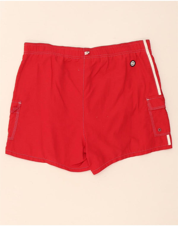 Pantaloncini da bagno uomo Colmar IT 50 Large rosso color block in poliammide