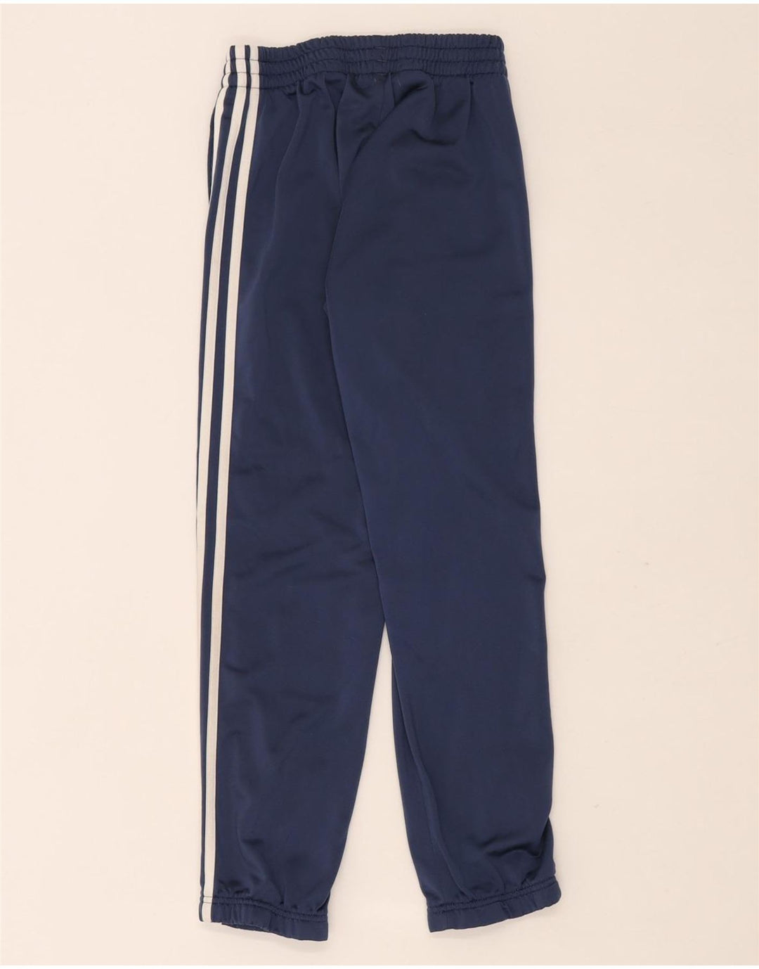 Pantaloni da tuta da ragazzo Adidas Joggers 9-10 anni in poliestere blu navy