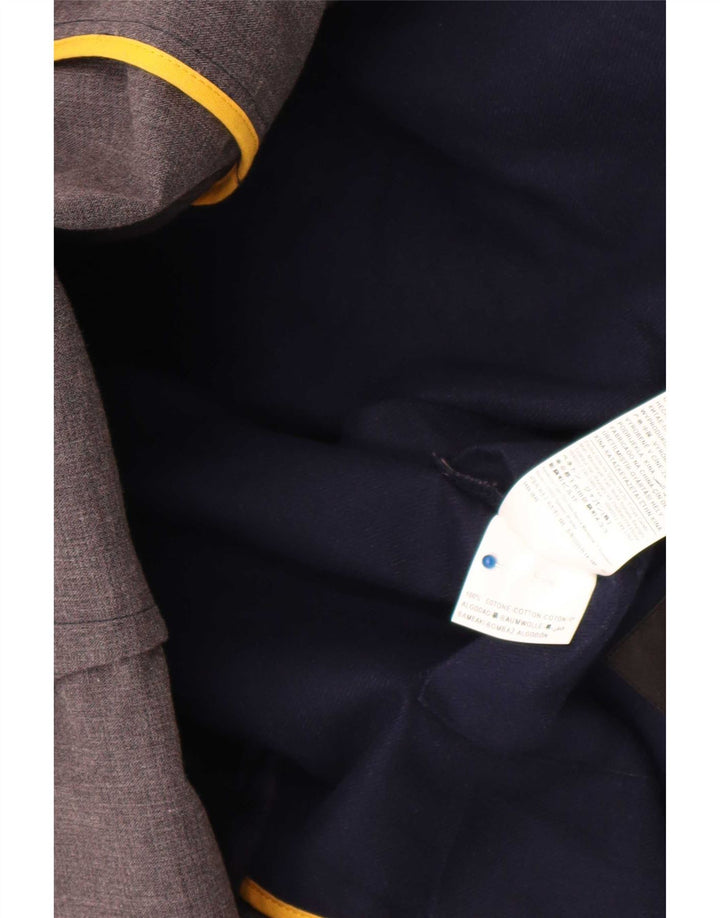 Giacca blazer da uomo a 2 bottoni Sisley IT 52 XL in cotone blu navy