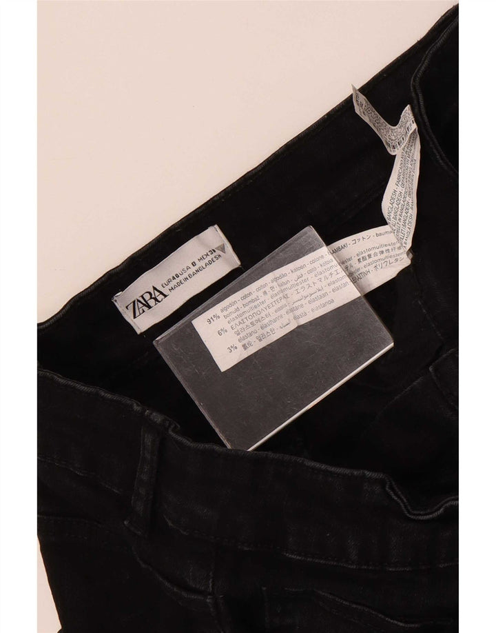 Jeans slim da donna Zara EU 40 medio W30 L28 cotone nero