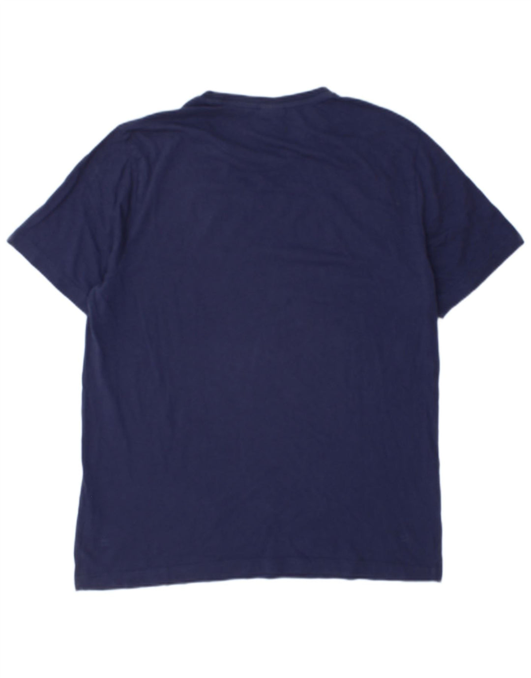 T-shirt grafica da uomo Puma Top Large in cotone blu navy