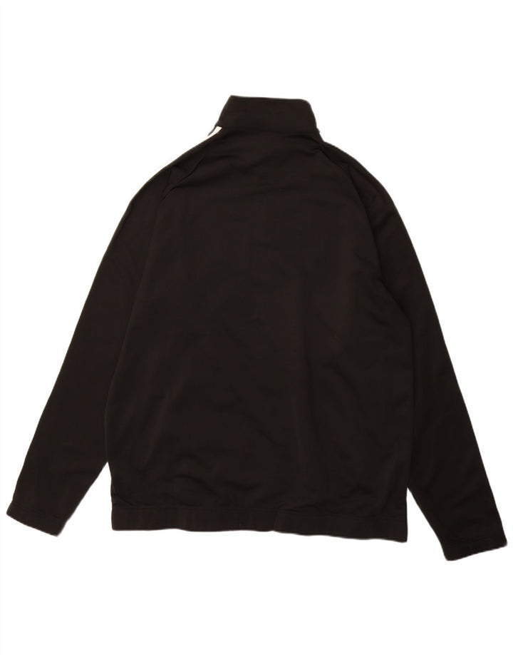 Giacca da tuta da uomo Adidas UK 48/50 XL poliestere nero