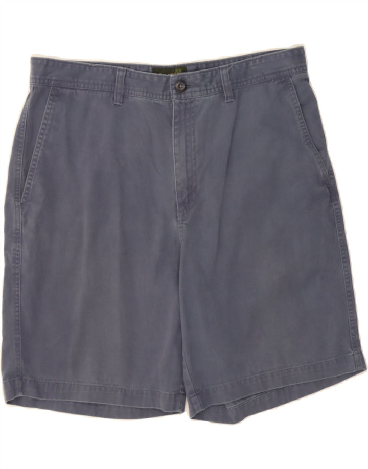 EDDIE BAUER Mens Chino Shorts W34 Large Blue Cotton Vintage Eddie Bauer and Second-Hand Eddie Bauer from Messina Hembry 