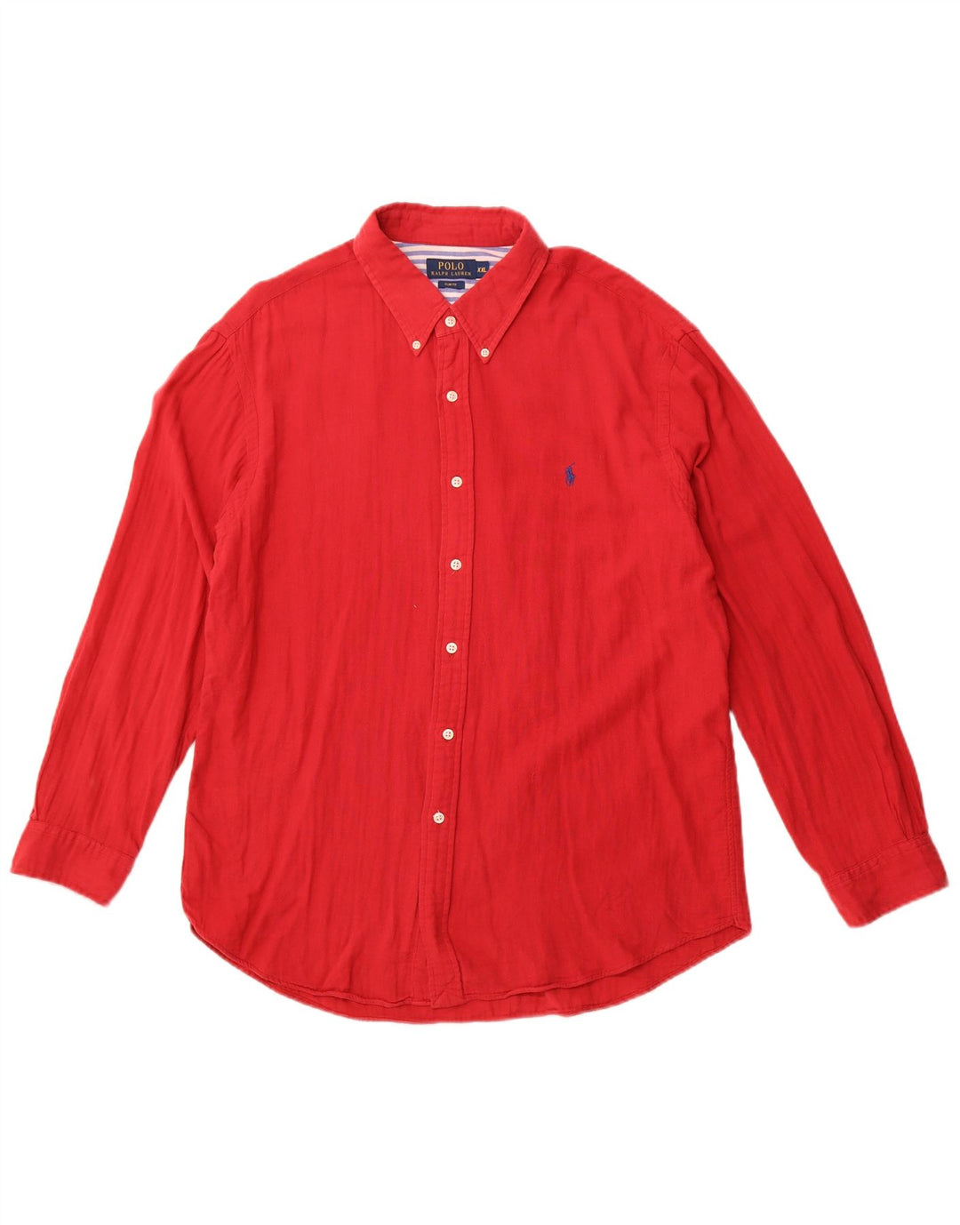 RALPH LAUREN Camicia slim fit da uomo 2XL Rossa