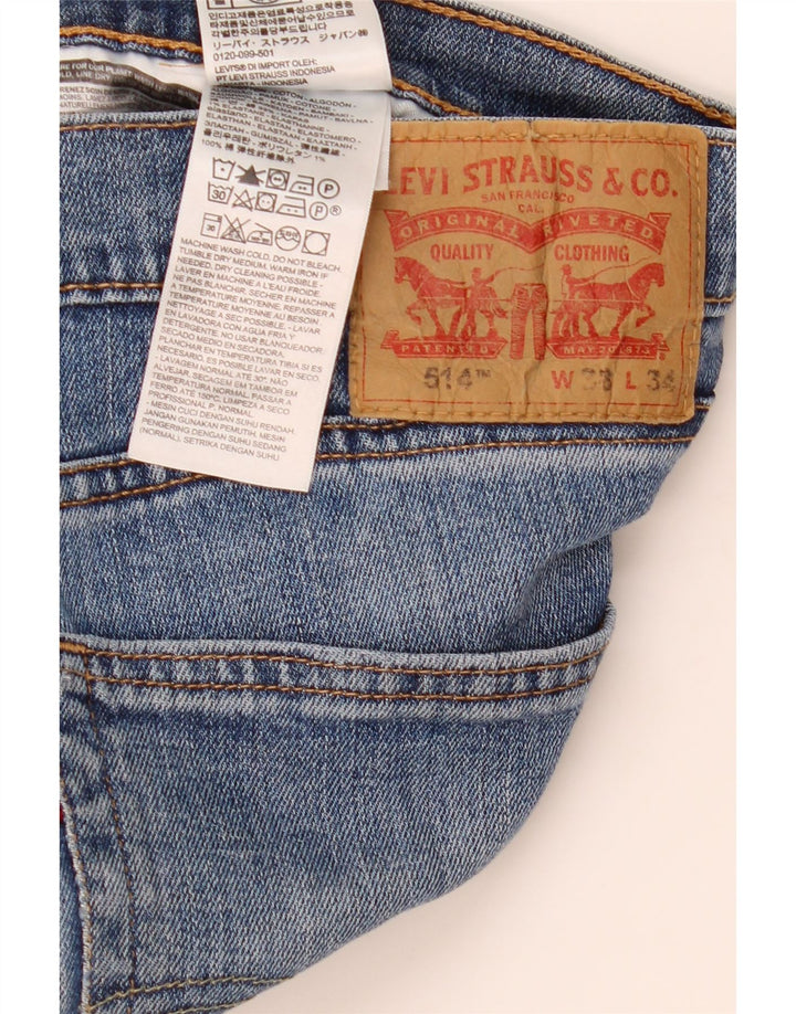 LEVI'S Jeans dritti da uomo 514 W38 L34 cotone blu