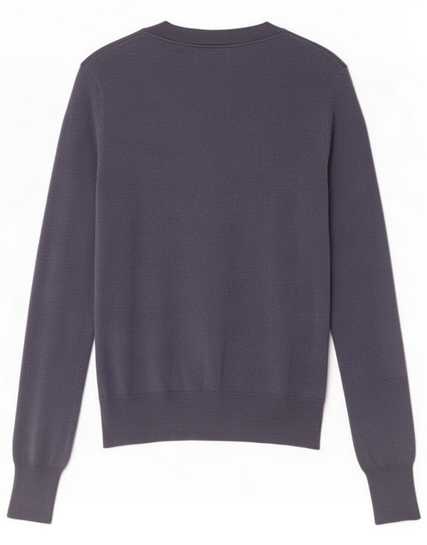 Massimo Dutti Womens Cardigan Sweater UK 10 Small Blue Silk