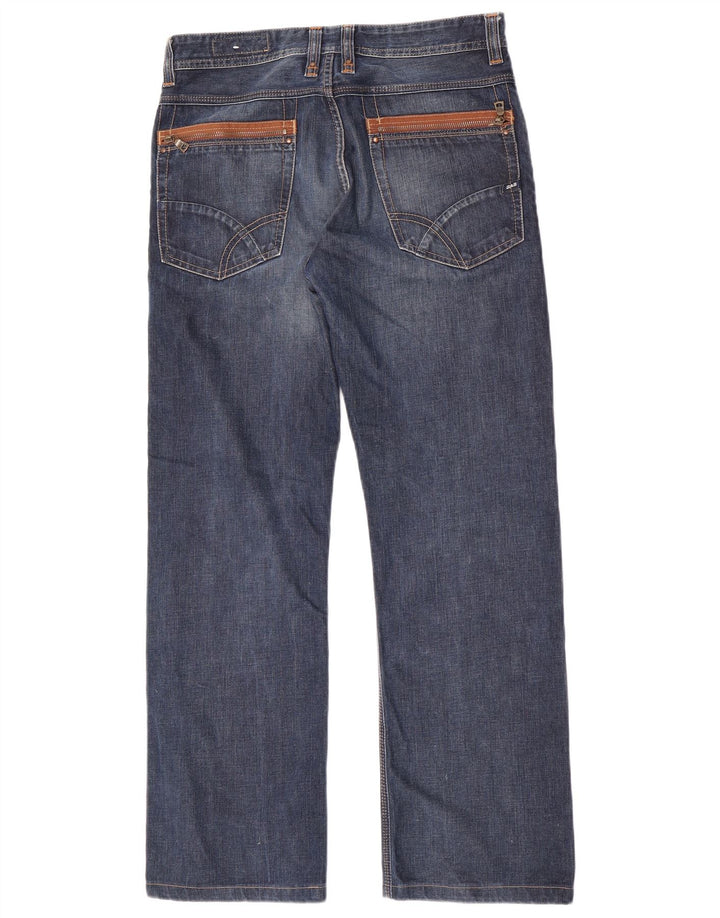 Jeans dritti da uomo Gas W32 L31 in cotone blu