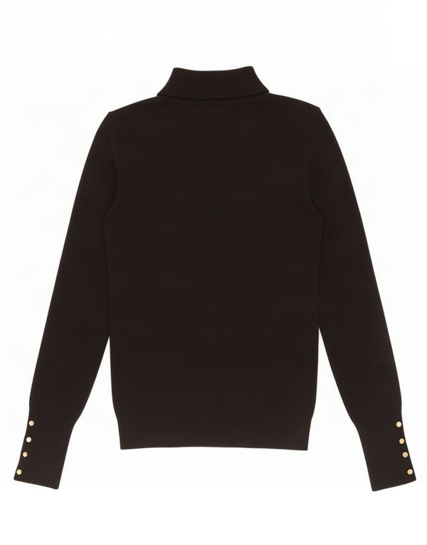 Maglione maglione a collo alto da donna Zara UK 8 piccolo nero