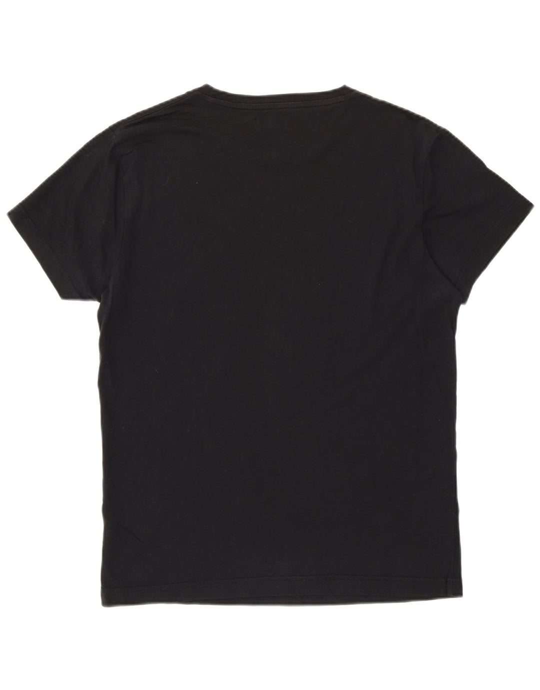 JACK & JONES Mens Graphic T-Shirt Top Medium Black