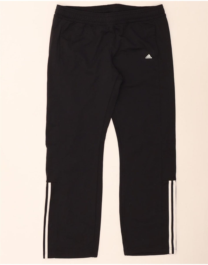Pantaloni da tuta da donna Adidas UK 16/18 Large Nero Poliestere