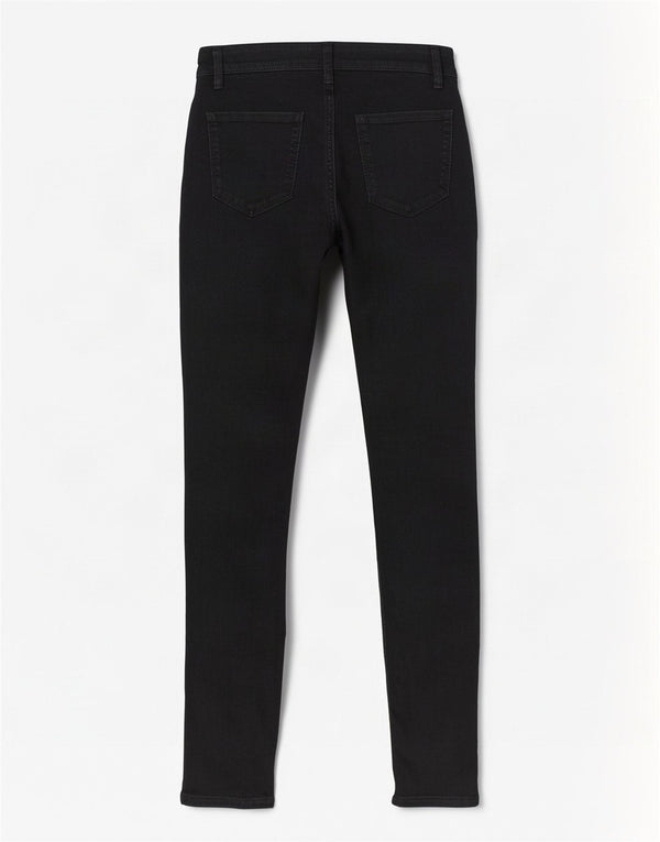 Topshop Donna Joni Super Skinny Jeans W26 L30 Cotone Nero