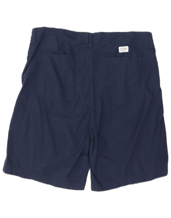 Pantaloncini chino da uomo Jack & Jones XL W38 cotone blu navy