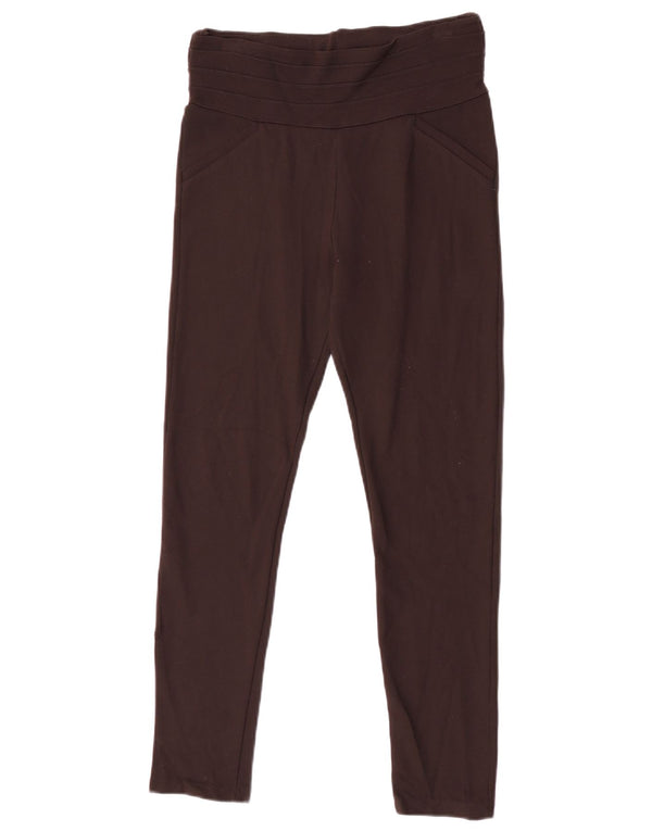 Leggings Zara da donna UK 16 Large in viscosa marrone