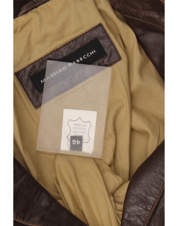 Giacca Blazer a 2 Bottoni da Donna Massimo Rebecchi IT 46 Large Marrone