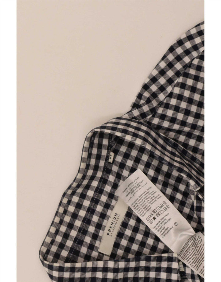 Camicia da uomo Jack & Jones in cotone a quadretti blu navy medio