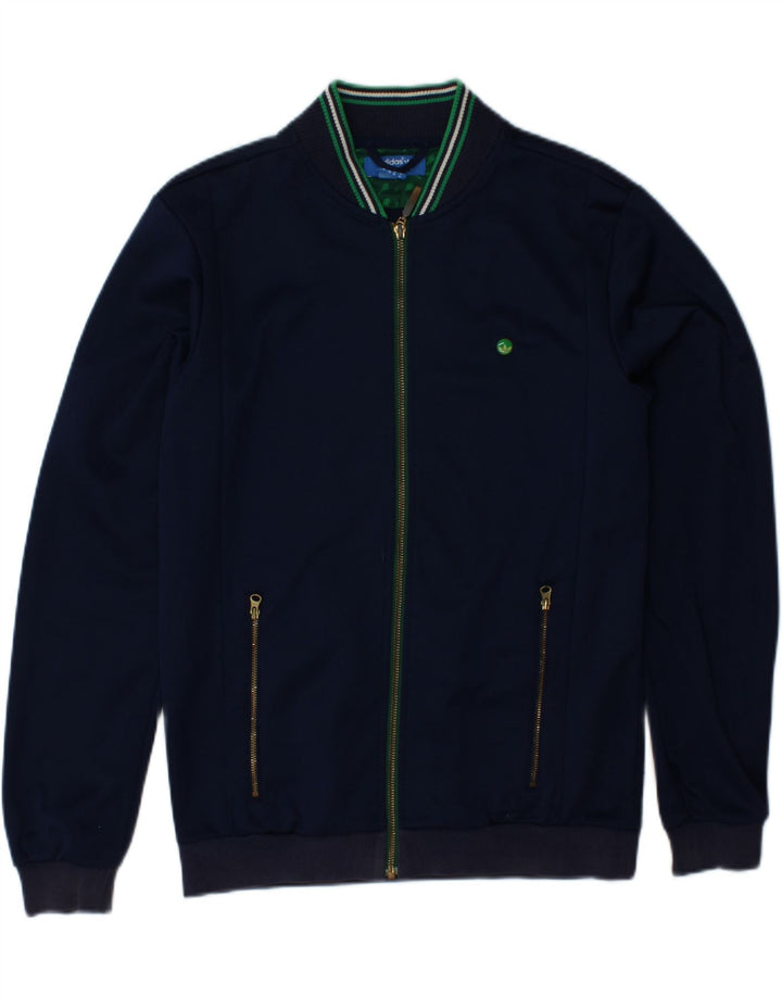 Giacca da tuta da uomo ADIDAS media poliestere blu navy