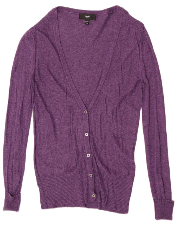 Maglione cardigan da donna Mossimo UK 4 XS nylon viola