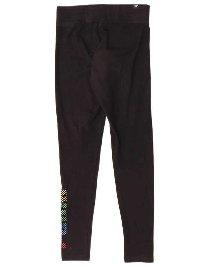 Leggings grafici da donna Puma UK 12 medio neri