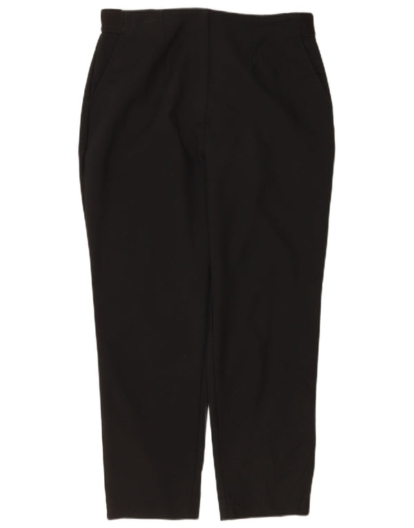Pantaloni corti affusolati Marks & Spencer da donna UK 12 medi W30 L25 neri