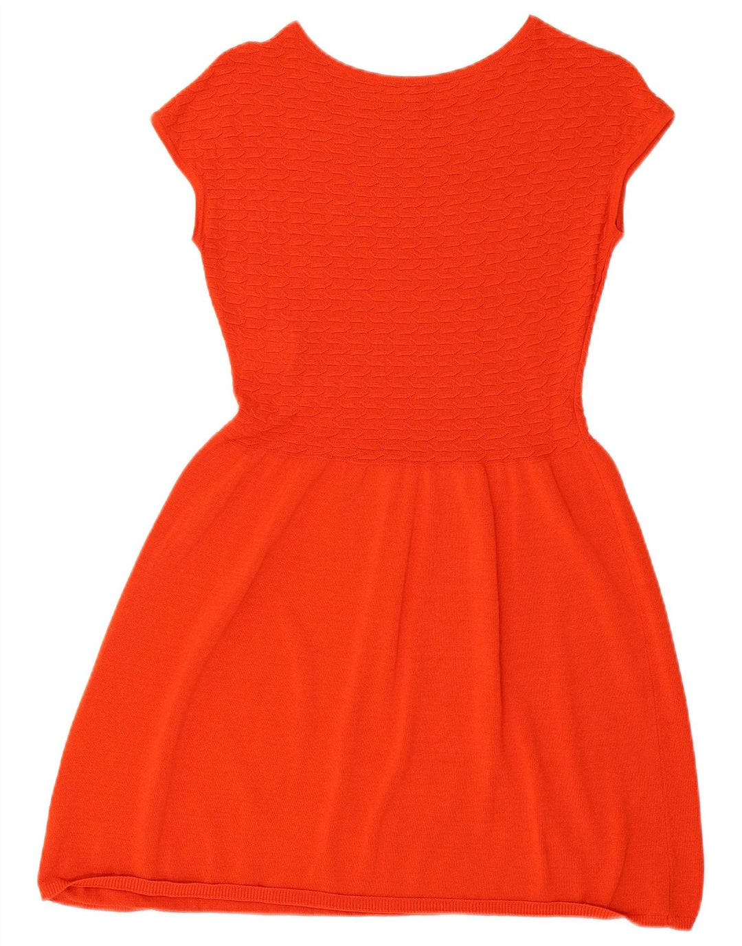 BENETTON Womens Jumper Dress UK 4 XS Red