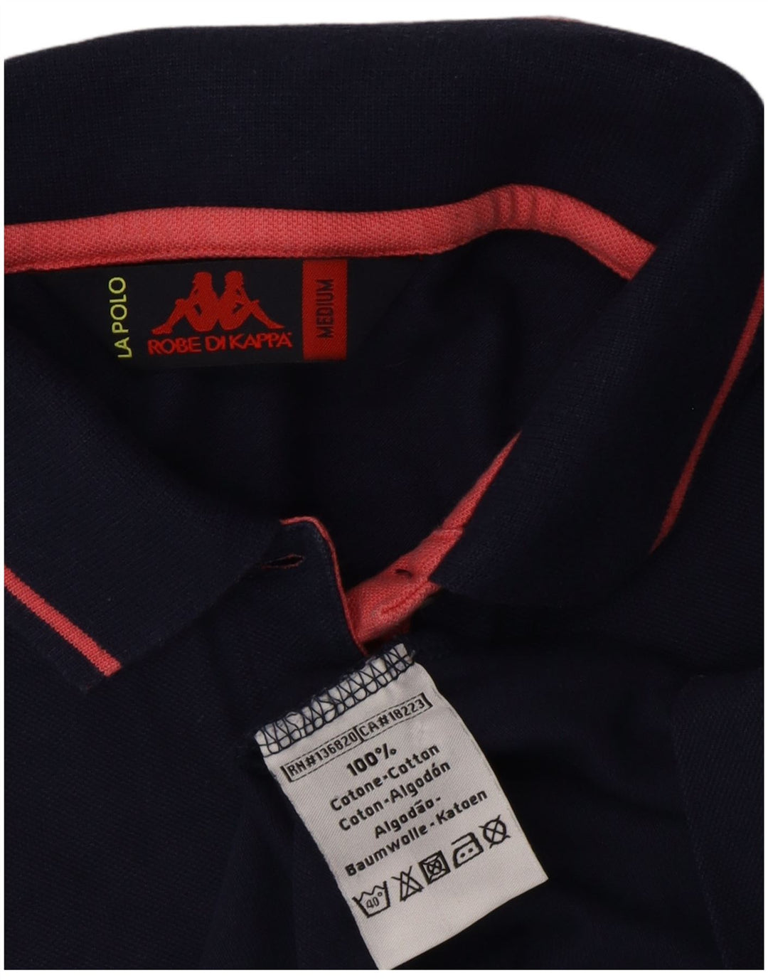 Polo da donna KAPPA UK 12 cotone blu navy medio