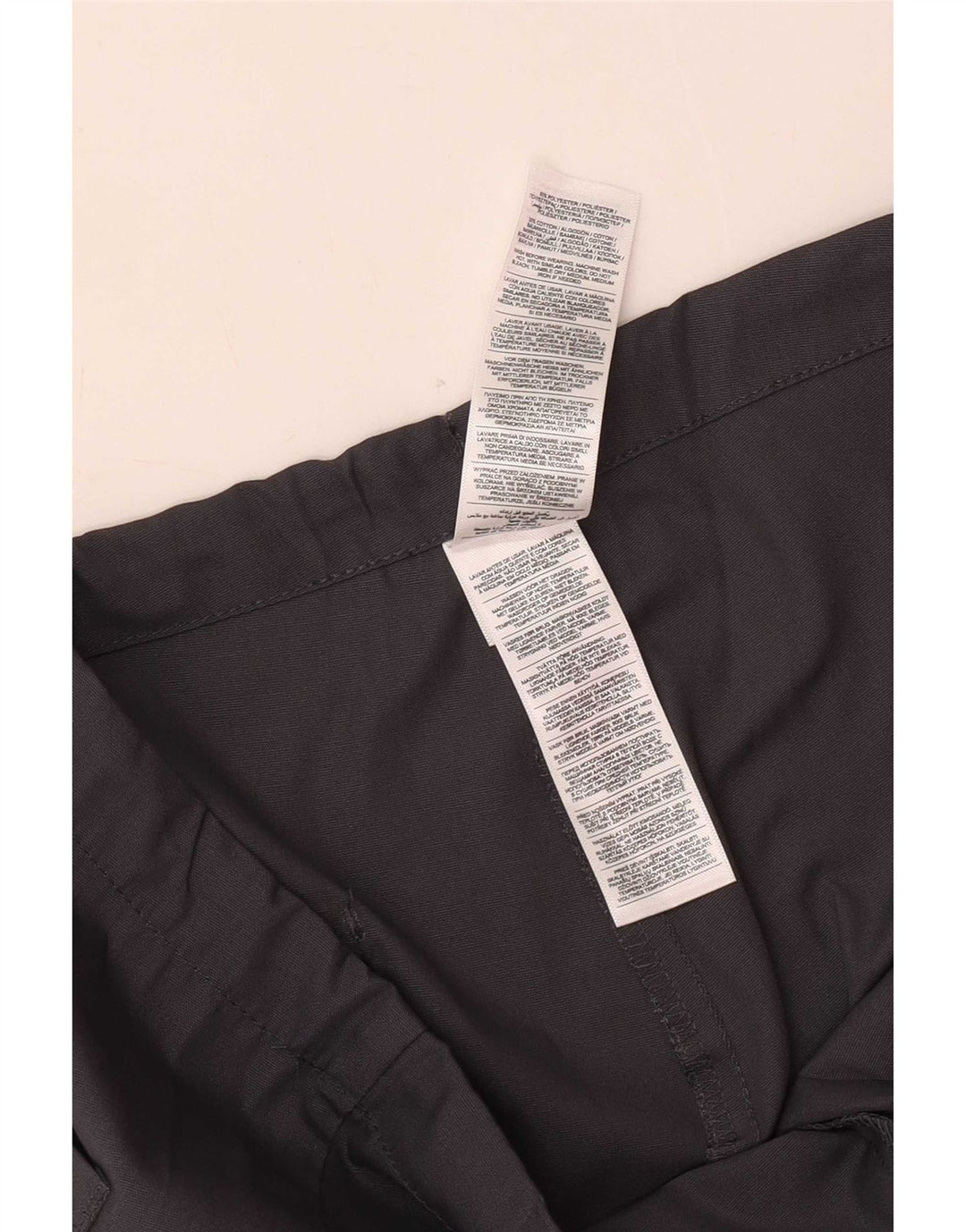 Dickies Pantaloni casual dritti da uomo medi W38 L30 poliestere grigio