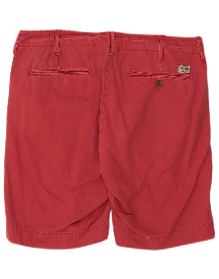 Pantaloncini chino Denizen da uomo Ralph Lauren W32 cotone rosso medio