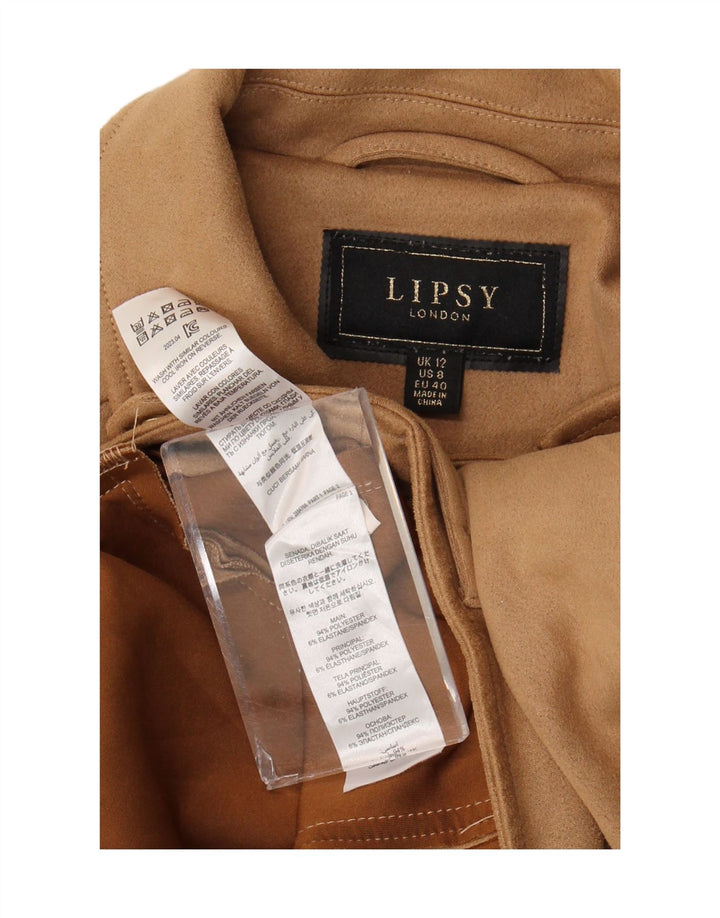 Giubbotto bomber corto da donna Lipsy UK 12 Poliestere marrone medio