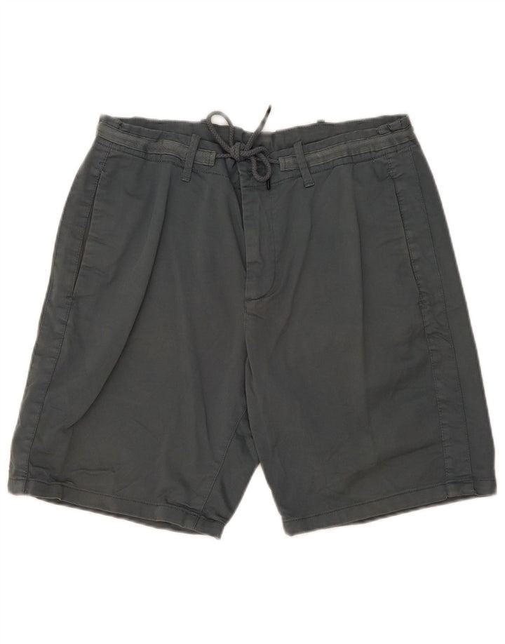 Pantaloncini chino da uomo Zara EU 44 Large W34 cotone grigio