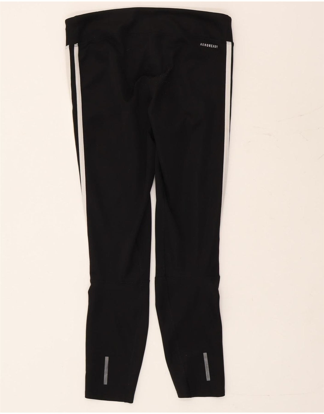 Leggings Adidas Aeroready da donna UK 8/10 Piccolo poliestere nero