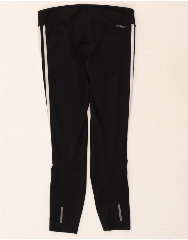 Leggings Adidas Aeroready da donna UK 8/10 Piccolo poliestere nero
