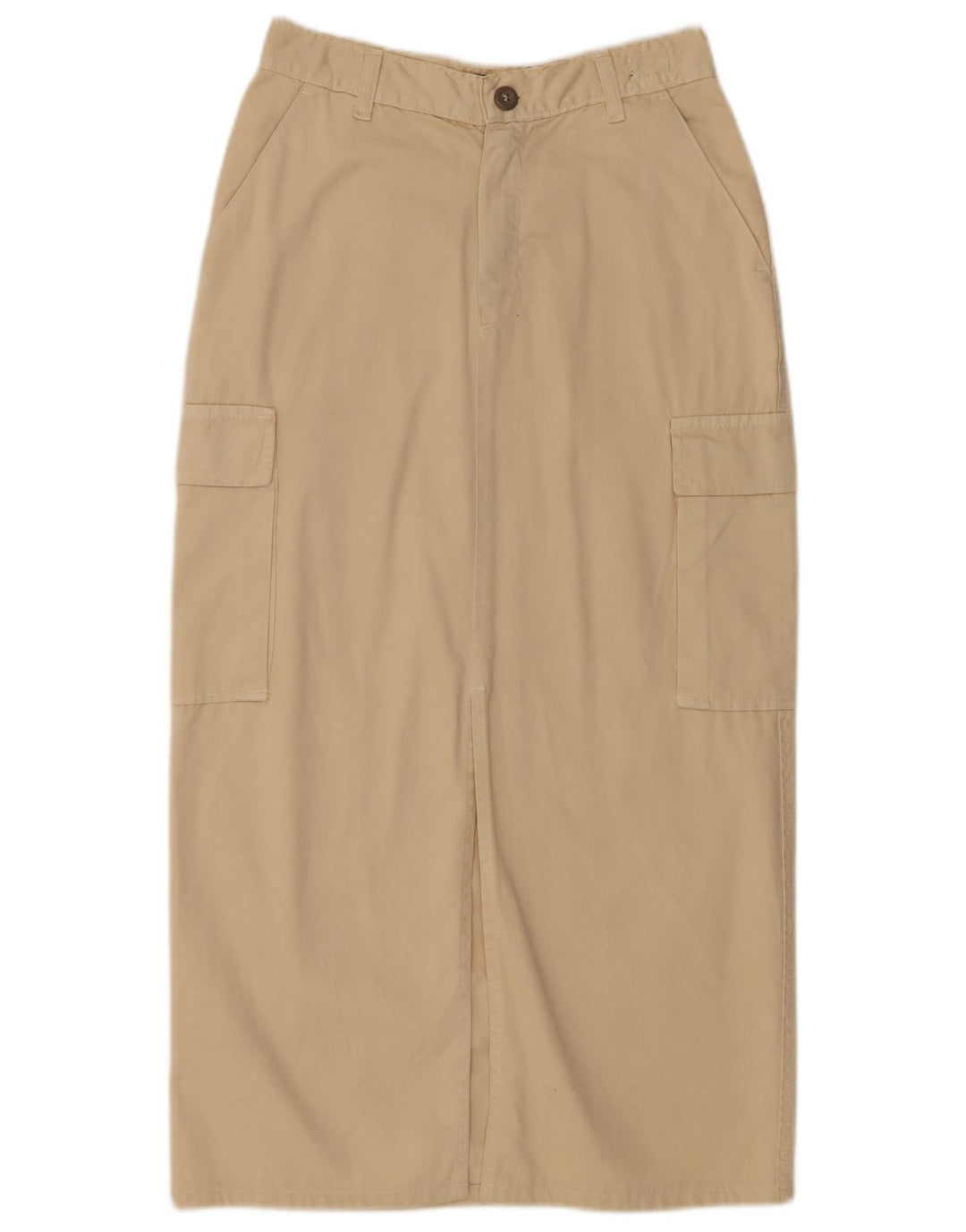 Gonna maxi cargo da donna Roy Rogers W28 cotone beige medio