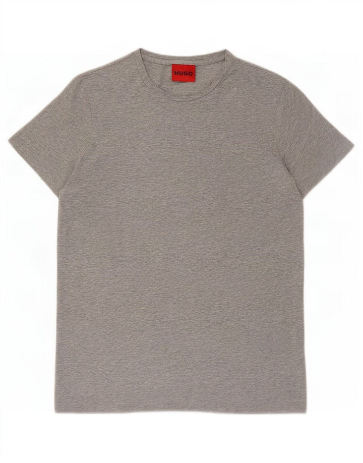 T-shirt da uomo Hugo Boss Top grigio medio