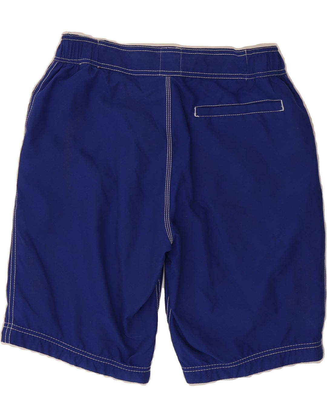 SUPERDRY Mens Graphic Swimming Shorts Small Blue Polyester Vintage Superdry and Second-Hand Superdry from Messina Hembry 