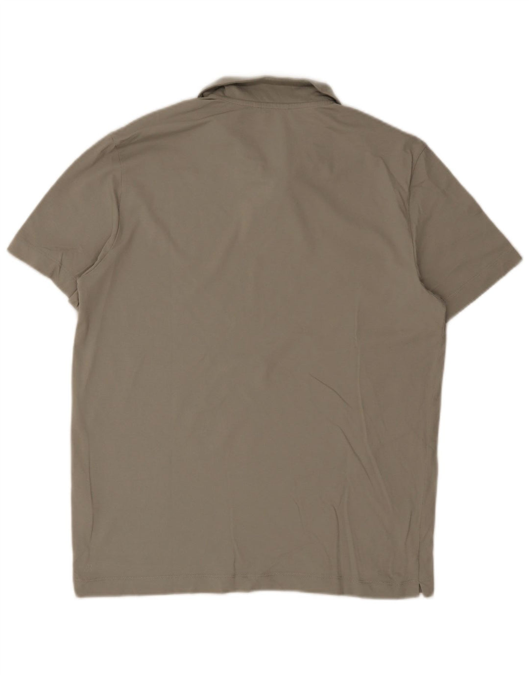 Polo da uomo Massimo Dutti XL in cotone kaki