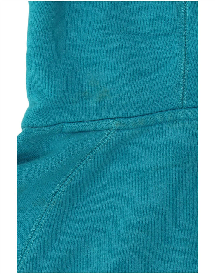 Maglia con cappuccio da donna Nike UK 12 cotone blu medio