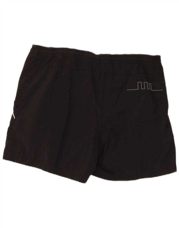 Pantaloncini sportivi Adidas da uomo grandi neri in poliammide